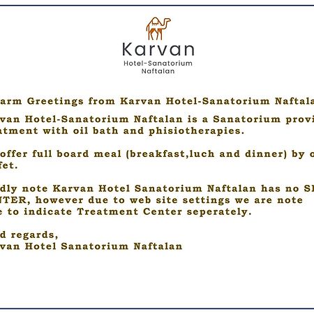 Karvan Hotel-Sanatorium Naftalan Ngoại thất bức ảnh