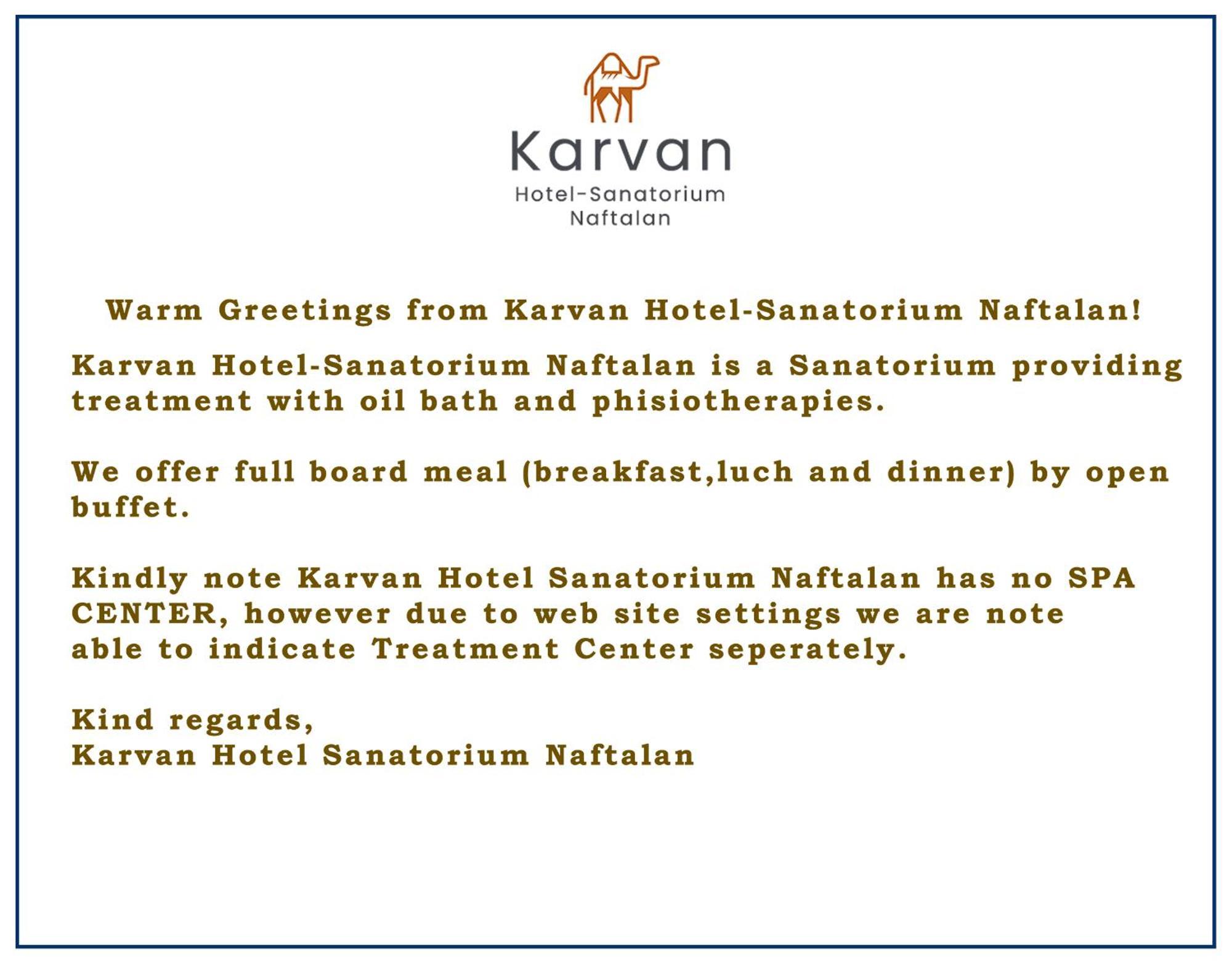 Karvan Hotel-Sanatorium Naftalan Ngoại thất bức ảnh